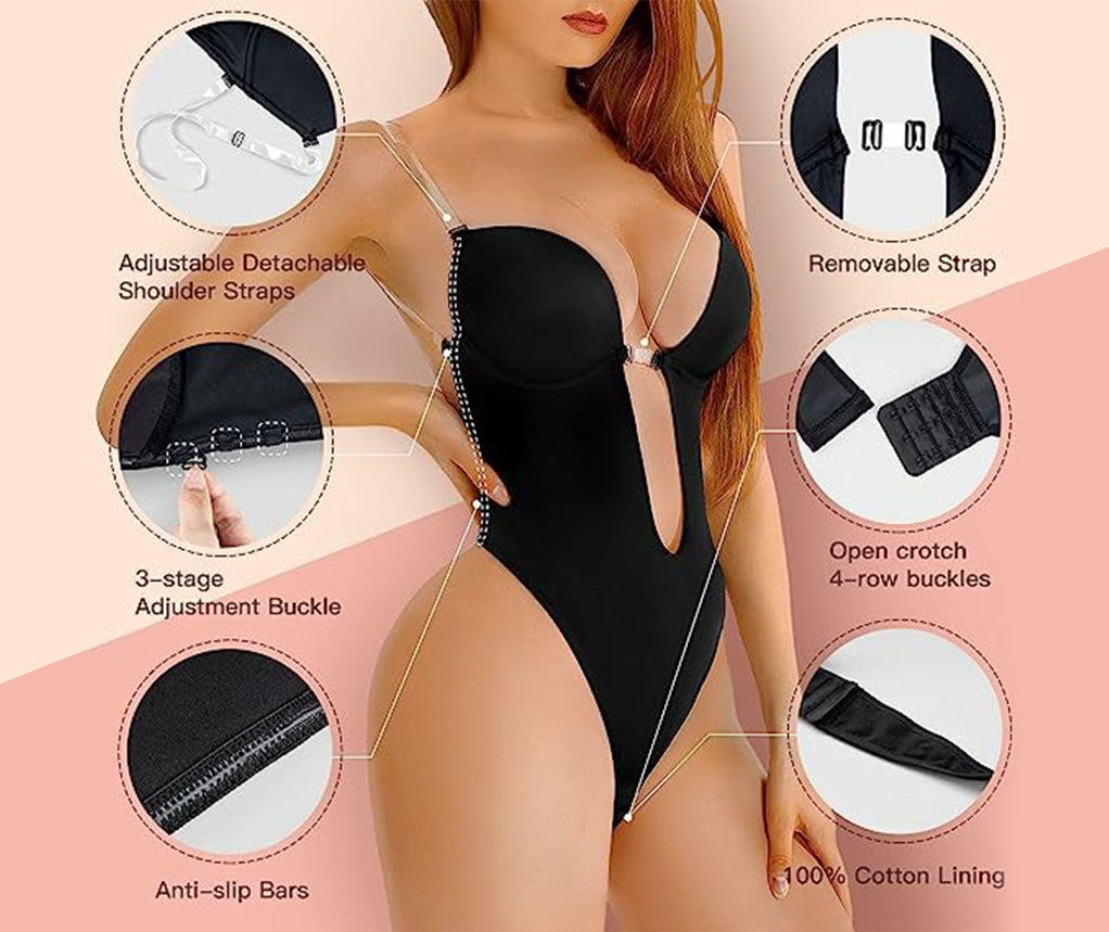 wanlady Shapewear Backless Body Bra Shaper