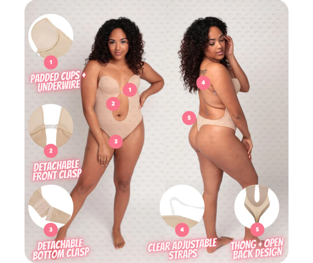 wanlady Shapewear Backless Body Bra Shaper