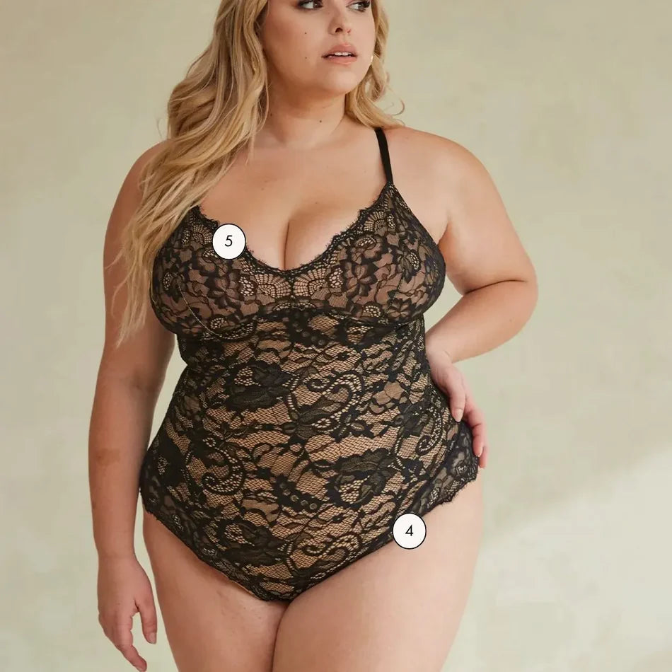 Shaping Lace Shapewear Bodysuit