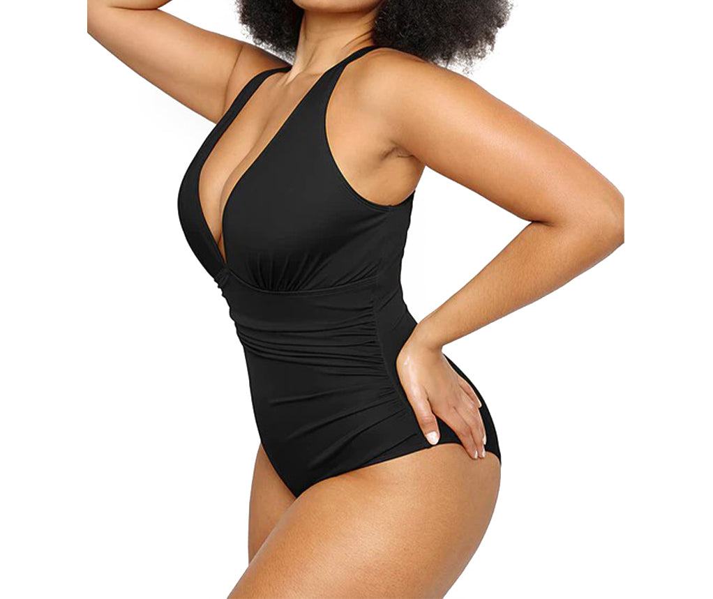 wanlady Plunge   Cutout Swimsuit