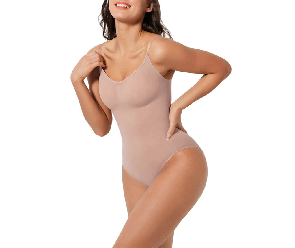 Bodysuit Shapewear for Women Tummy Control Seamless Body Shaper Suits Clothing Tops